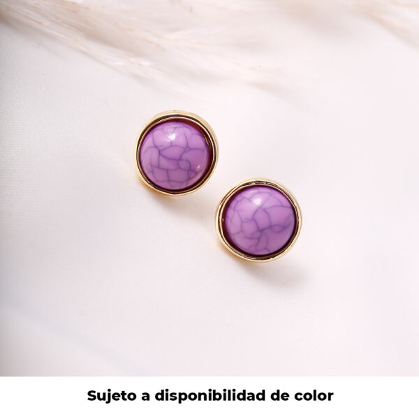 TOPO  PIEDRAS EN BANO DE ORO