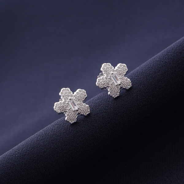 TOPO MICROCIRCON EN PLATA LEY 925
