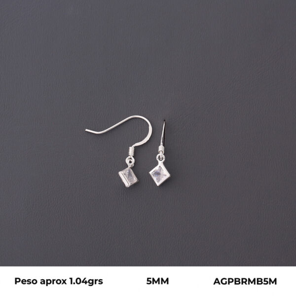 ARETE GANCHO PESCADOR EN PLATA LEY 925