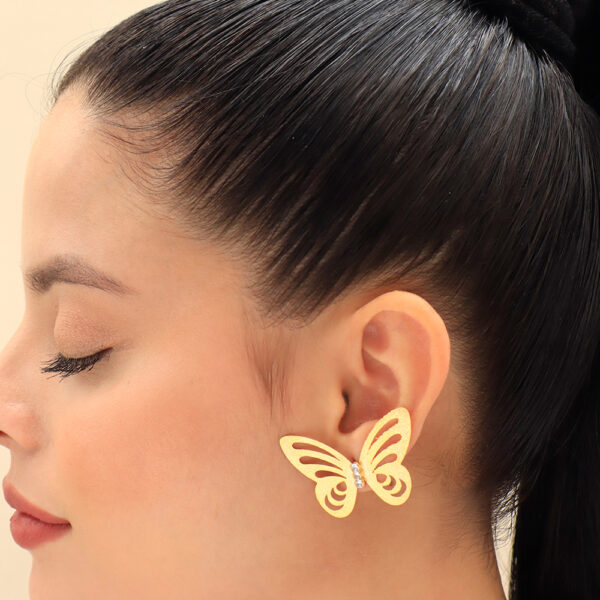 ARETE TOPO C/ CIRCON EN BRONCE