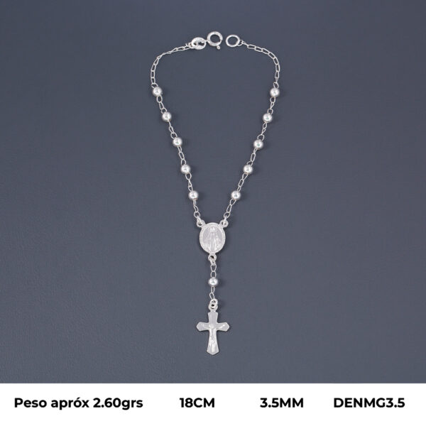 DENARIO . MILAGROSA EN PLATA LEY 925