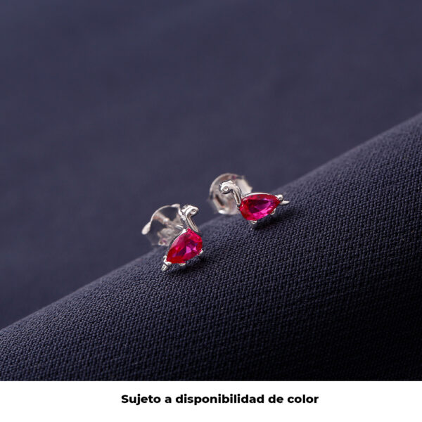 TOPO MICROCIRCON EN PLATA LEY 925