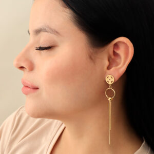 ARETE TOPO DORADO EN ACERO INOXIDABLE