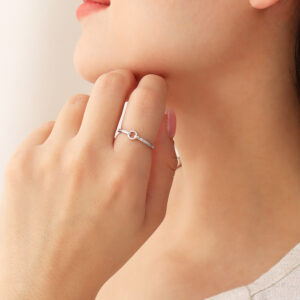 ANILLO . C/ PIEDRAS EN BAÑO DE RODINADO
