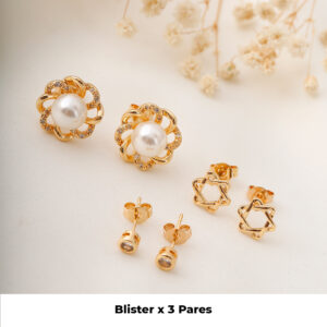 TOPO  PIEDRAS EN BAÑO DE ORO
