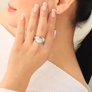 ANILLO . C/ PIEDRAS EN BAÑO DE RODINADO