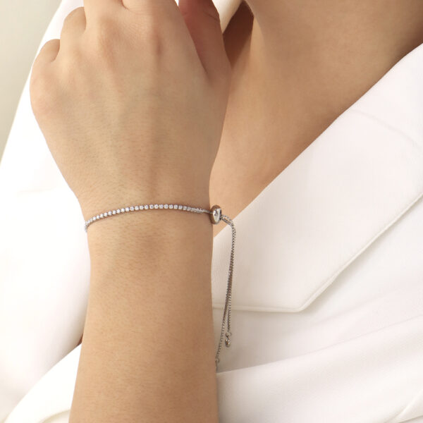 PULSERA . FIGURA ESMALTADO EN BAÑO DE RODINADO