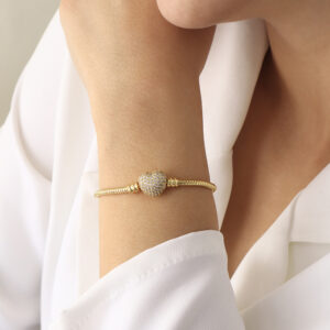 PULSERA . MISERICORDIA EN BAÑO DE ORO