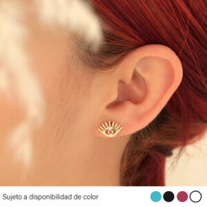 TOPO C/ PIEDRAS EN BAÑO DE ORO