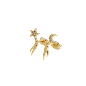TOPO FIGURA CIRCON EN BAÑO DE ORO