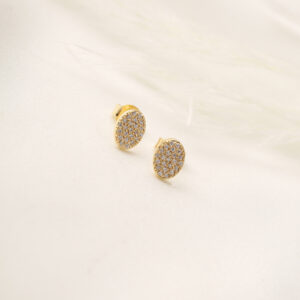TOPO ROSADO C/PIEDRAS EN ORO LAMINADO