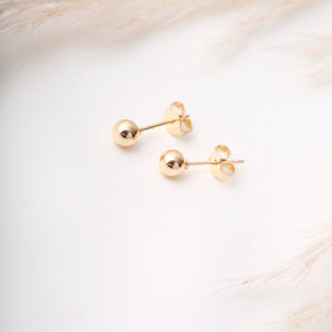 TOPO BORLA Y POMPON EN ORO LAMINADO