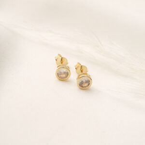 TOPO  PIEDRA EN ORO LAMINADO
