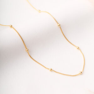 CADENA . RELIGIOSO BCO EN ORO LAMINADO