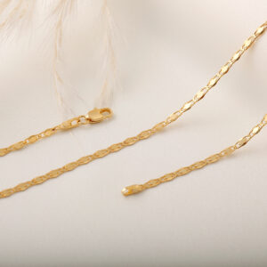 CADENA . MISERICORDIA EN ORO LAMINADO