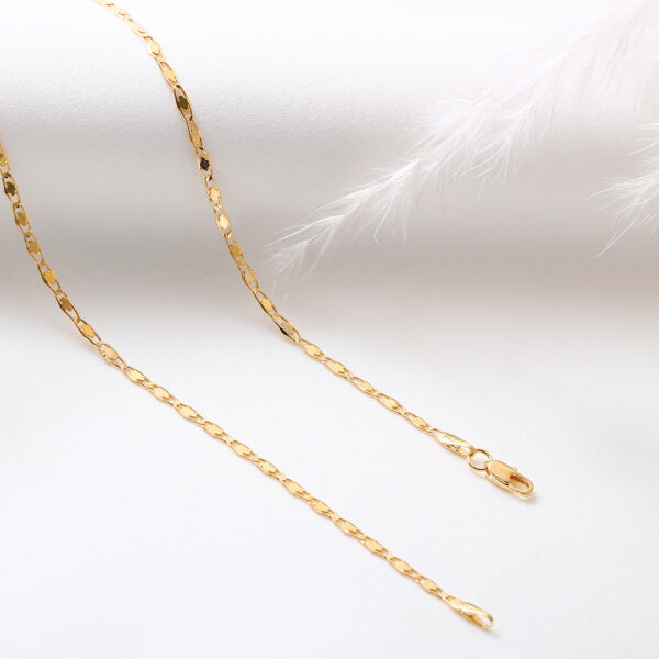CADENA . MISERICORDIA EN ORO LAMINADO