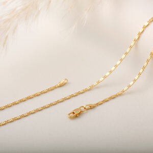 CADENA . MISERICORDIA EN ORO LAMINADO