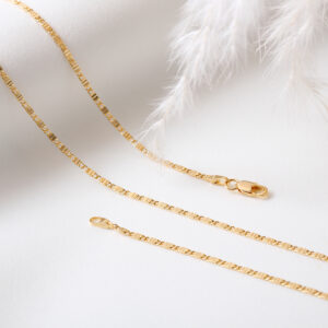 CADENA . MISERICORDIA EN ORO LAMINADO