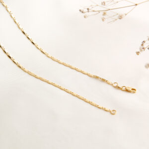 CADENA . MISERICORDIA EN ORO LAMINADO