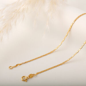 CADENA . MISERICORDIA EN ORO LAMINADO