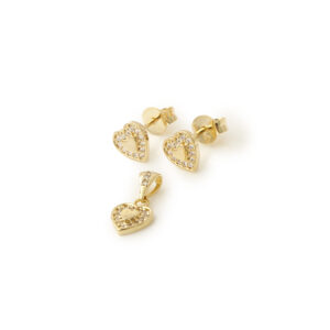 JUEGOS DAM FIGURAS C/ PIEDRAS EN ORO LAMINADO