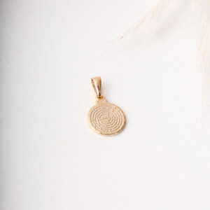 DIJE . CALANDRIA EN ORO LAMINADO