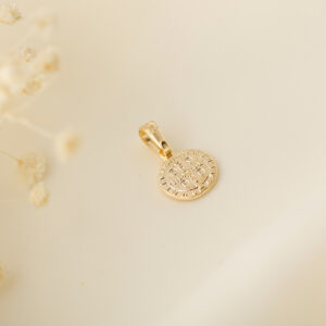 DIJE . C.B MINI REDONDA T20.8MM R 1.3 EN ORO LAMINADO