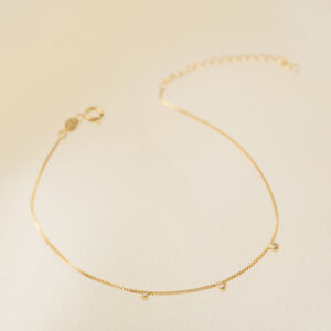 TOBILLERA . CIRCONES EN ORO LAMINADO