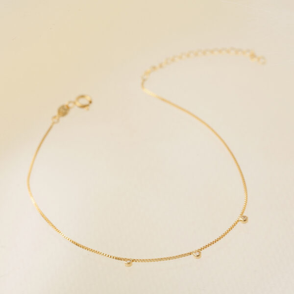 TOBILLERA . CIRCONES EN ORO LAMINADO