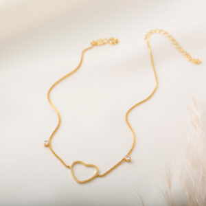 TOBILLERA . C.BDT TRIANGULO TOCHS TUPI EN ORO LAMINADO