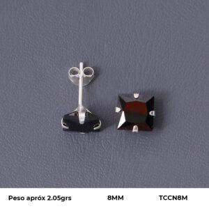 TOPO CIRCON EN PLATA LEY 925