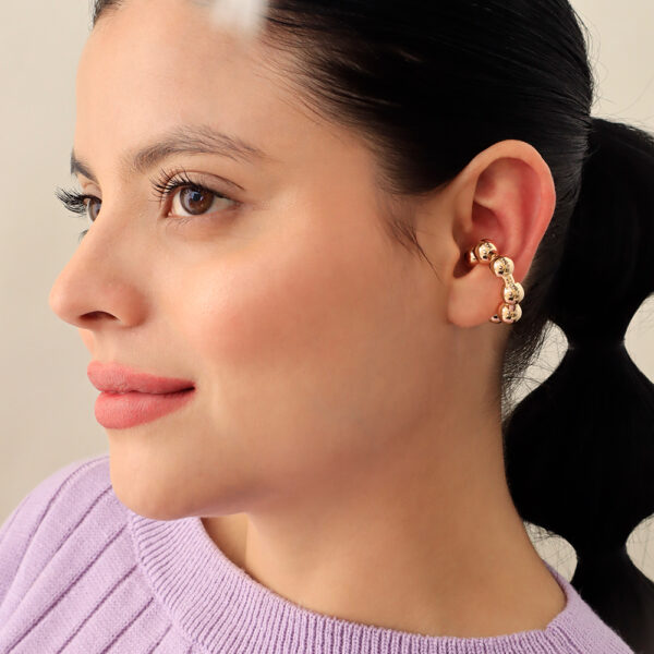 EARCUFF HILO EN BAÑO DE ORO