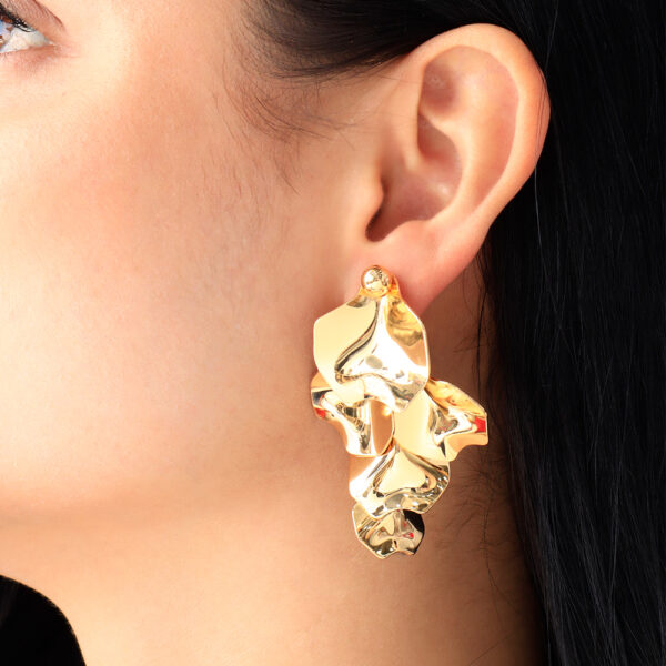 ARETE TOPO FIGURAS EN BAÑO DE ORO