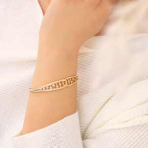BRAZALETE . 40 CM EN BAÑO DE ORO