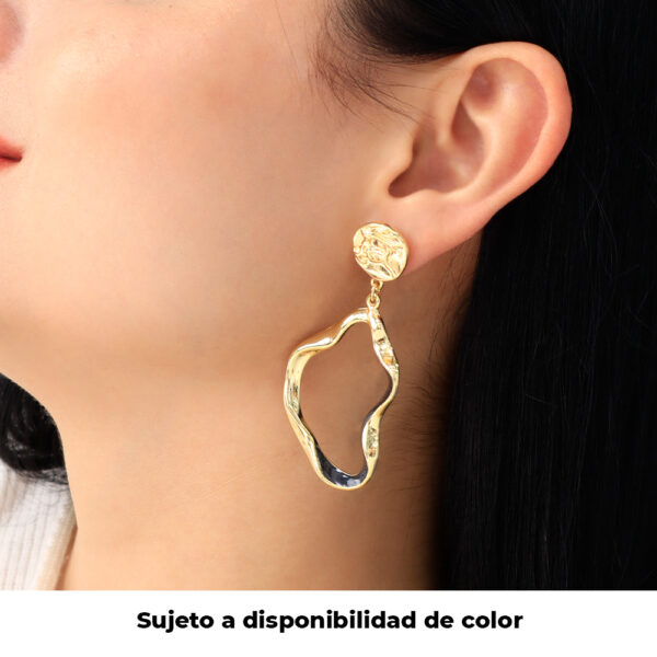 ARETE TOPO FIGURAS EN BAÑO DE ORO