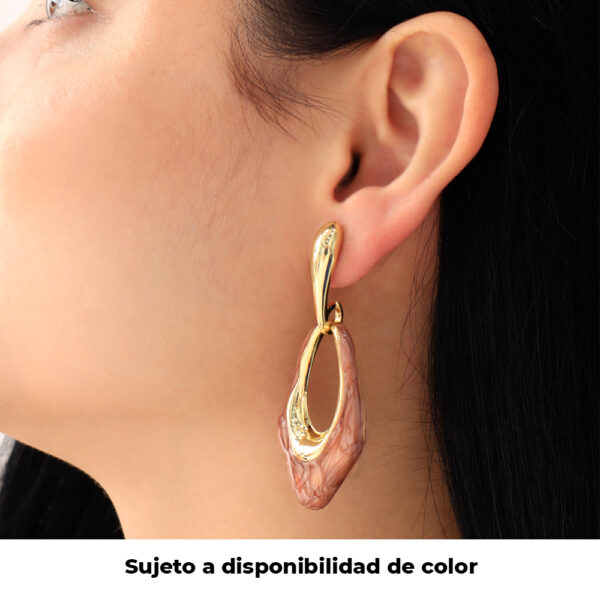 ARETE TOPO FIGURAS EN BAÑO DE ORO