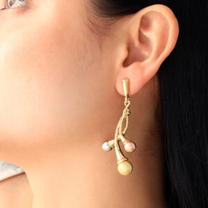 ARETE TOPO 3T EN BAÑO DE ORO