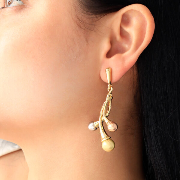 ARETE TOPO 3T EN BAÑO DE ORO