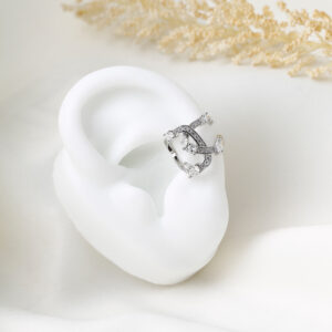 EARCUFF  PIEDRAS EN BAÑO DE RODINADO
