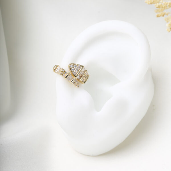 EARCUFF FIGURAS EN BAÑO DE ORO