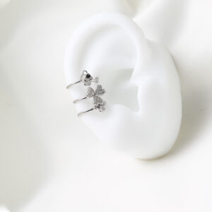 EARCUFF C/ PIEDRAS EN BAÑO DE RODINADO
