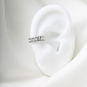EARCUFF C/ PIEDRAS EN BAÑO DE RODINADO