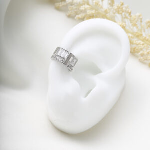 EARCUFF C/ PIEDRAS EN BAÑO DE RODINADO
