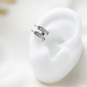 EARCUFF  PIEDRAS EN BAÑO DE RODINADO