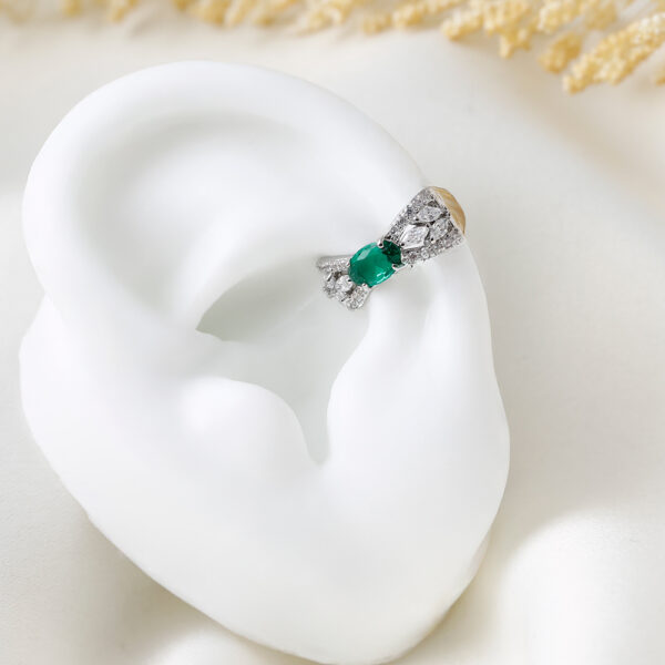 EARCUFF  PIEDRAS EN BAÑO DE RODINADO