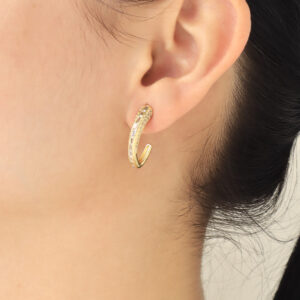 TOPO C/ PIEDRAS EN BAÑO DE ORO