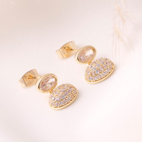 TOPO  PIEDRAS EN BAÑO DE ORO