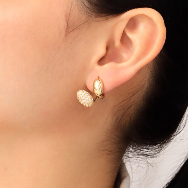 TOPO C/ PIEDRAS EN BAÑO DE ORO