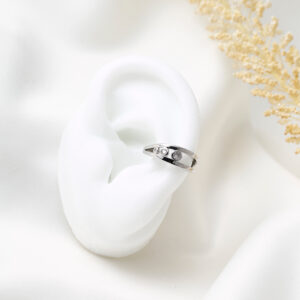 EARCUFF  PIEDRAS EN BAÑO DE RODINADO