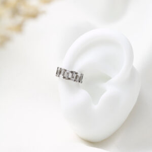 EARCUFF C/ PIEDRAS EN BAÑO DE RODINADO